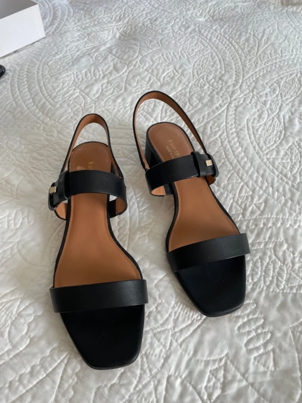 Kate Spade Black Sandals, Size 9